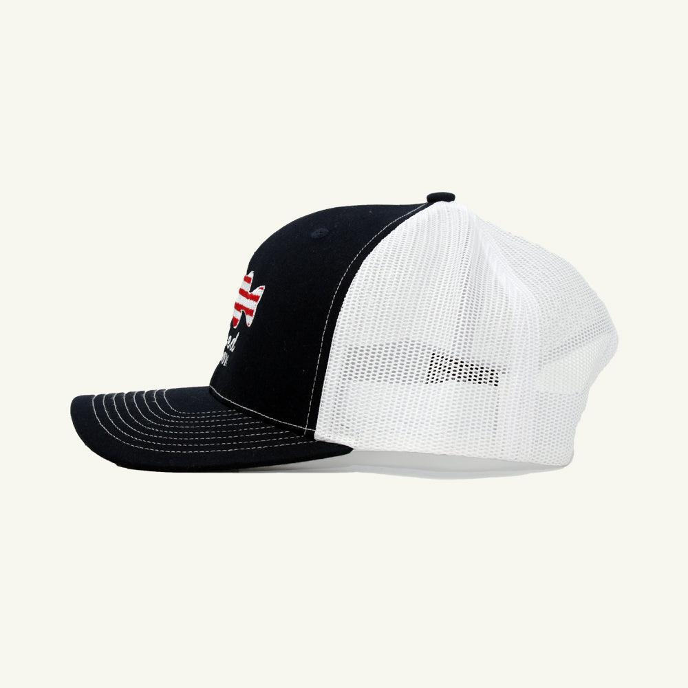 Navy USA Trucker Hat