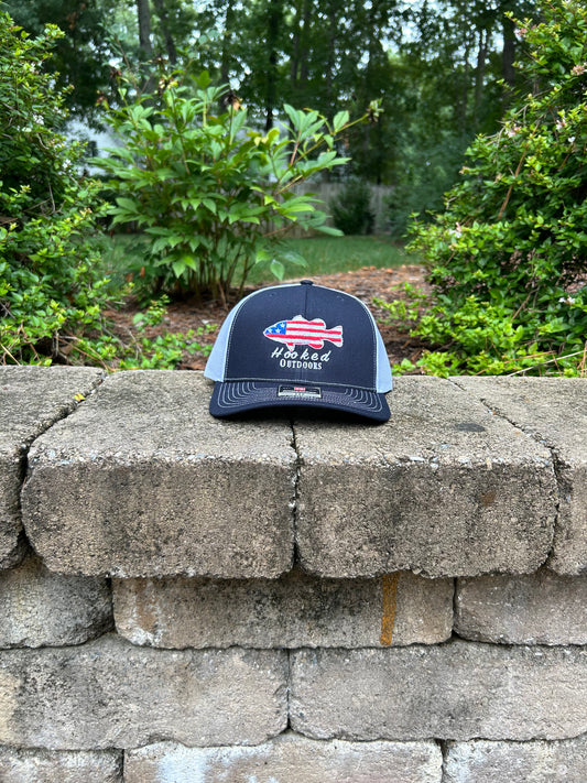 Navy USA Trucker Hat