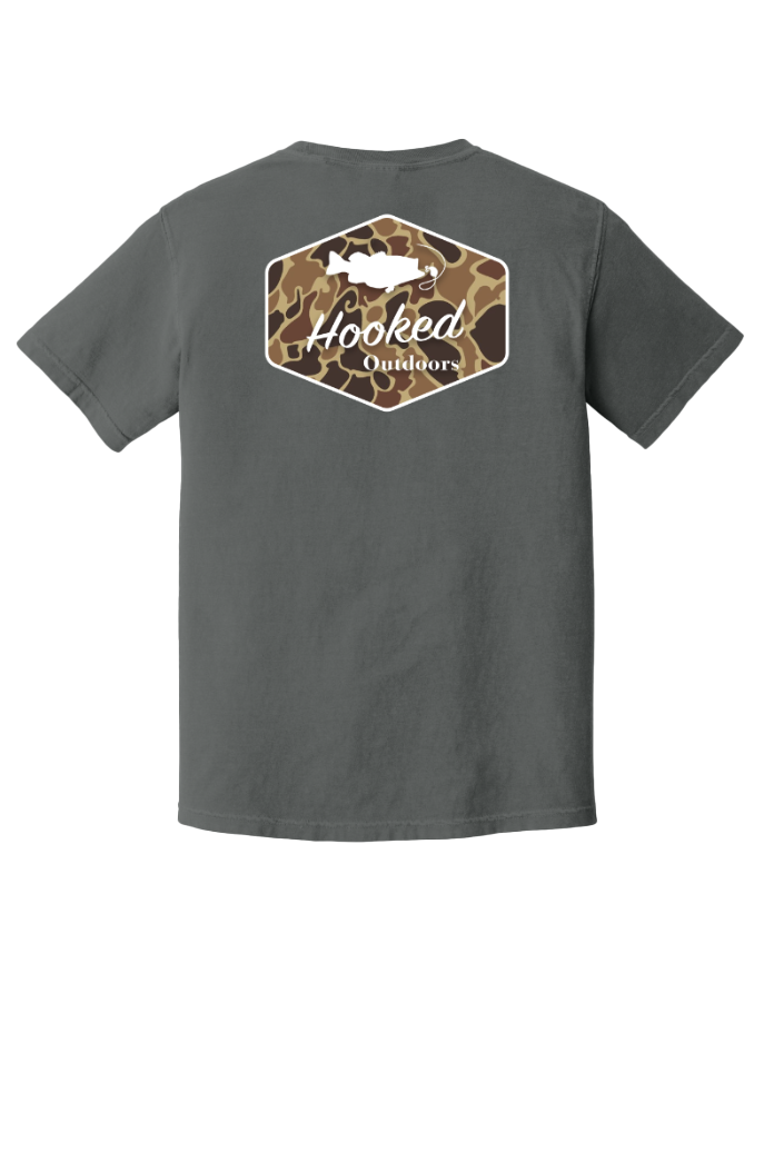 Hooked "Dark Gray" Graphic T-Shirt